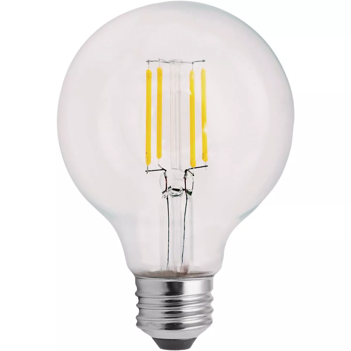 Satco Nuvo 60W Equivalent Warm White G25 Medium Clear LED Decorative Light Bulb (2-Pack)