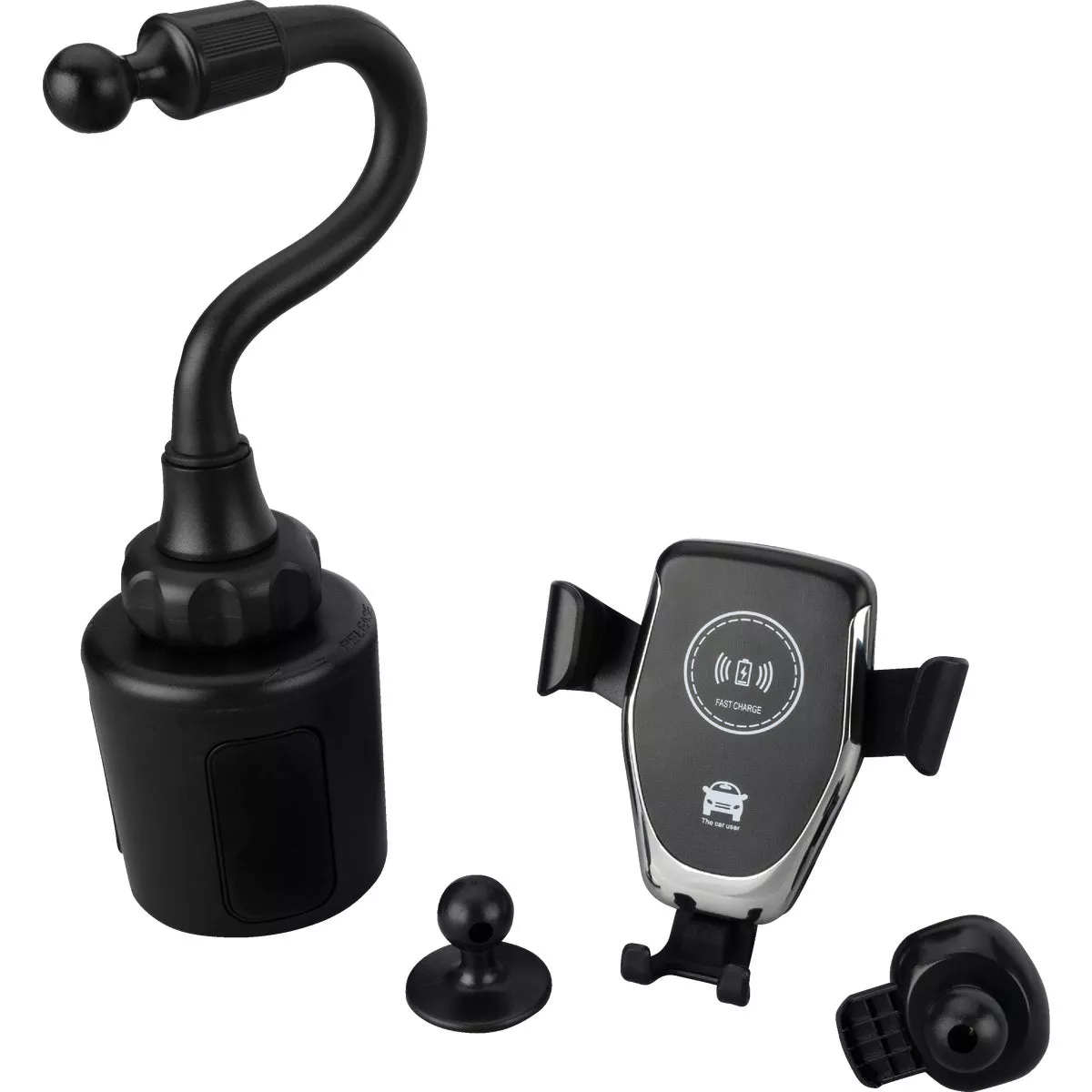 Blue Jet Cup Holder Black Universal Wireless Charger Phone Holder - photo 3