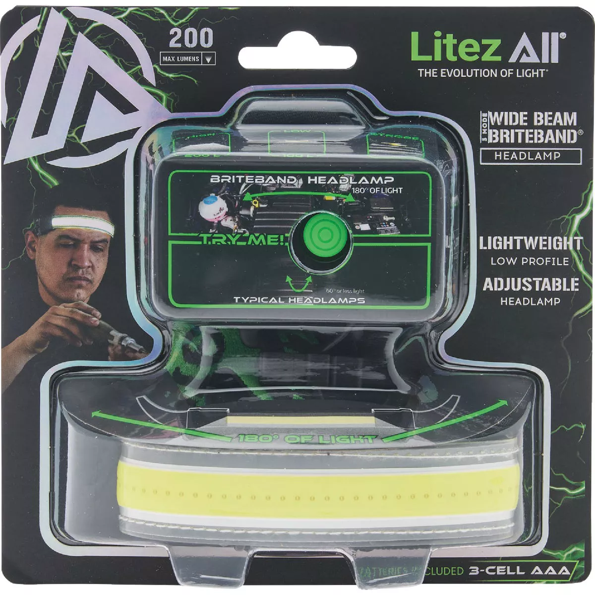LitezAll Briteband 200 Lm. Headband Light - photo 2