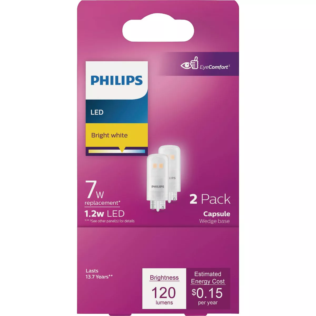 Philips t5 led wedge bulb top