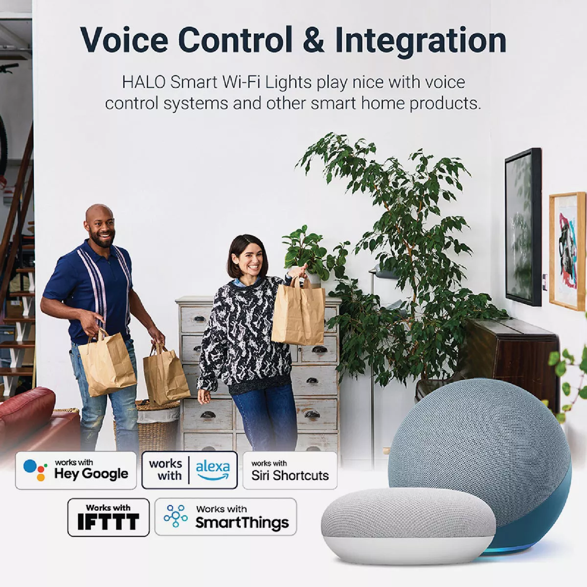 Halo 6 In. White CCT Tunable Smart LED Downlight Connected by WiZ Pro, 900 Lm. - photo 5