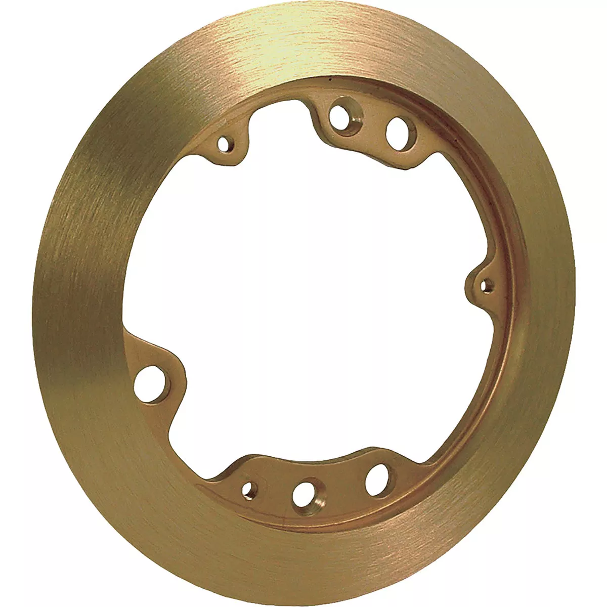 Raco 6-1/4 In. Round Brass Carpet Flange