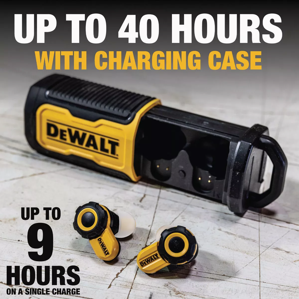 DEWALT Jobsite Pro X-2 ANC True Wireless Earbuds with Charging Case - photo 3