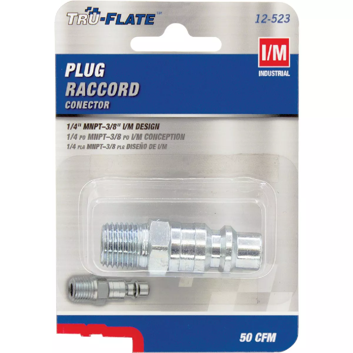 Tru-Flate Industrial/Milton 1/4 In. MNPT Steel Industrial Plug | True ...