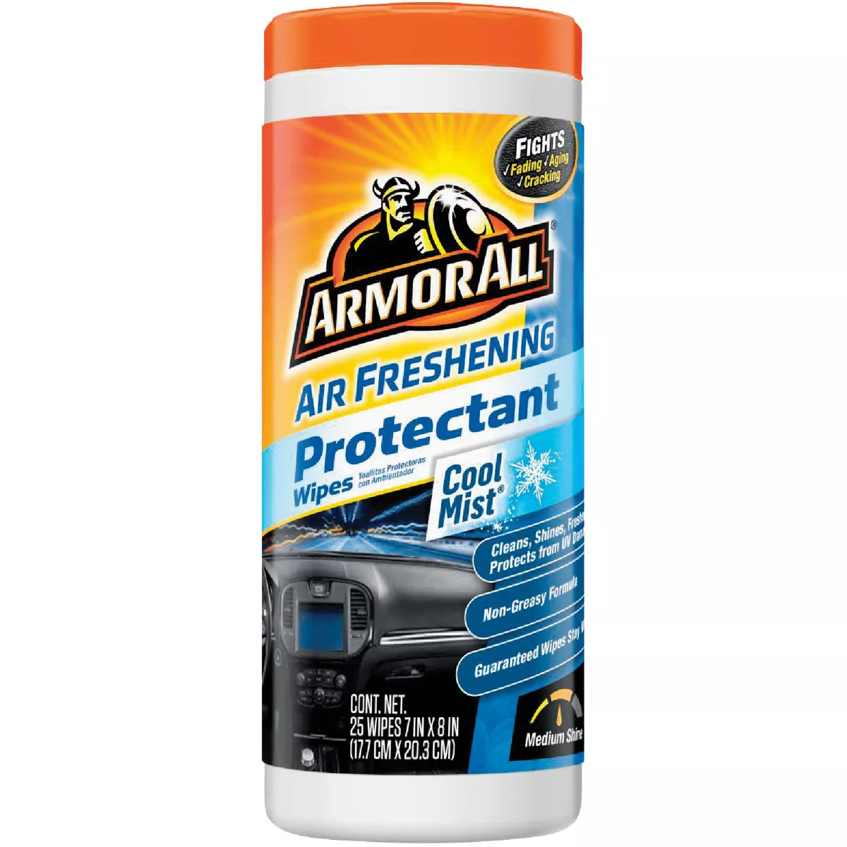 Armor All Cool Mist Scent Air Freshening Protectant Wipe (25- Count)