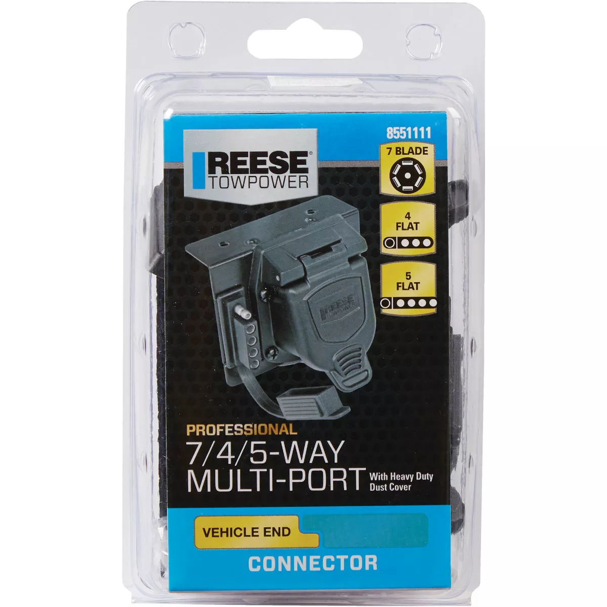 Reese Towpower 7-Blade, 4/5-Flat Professional Vehicle Side Connector - photo 2