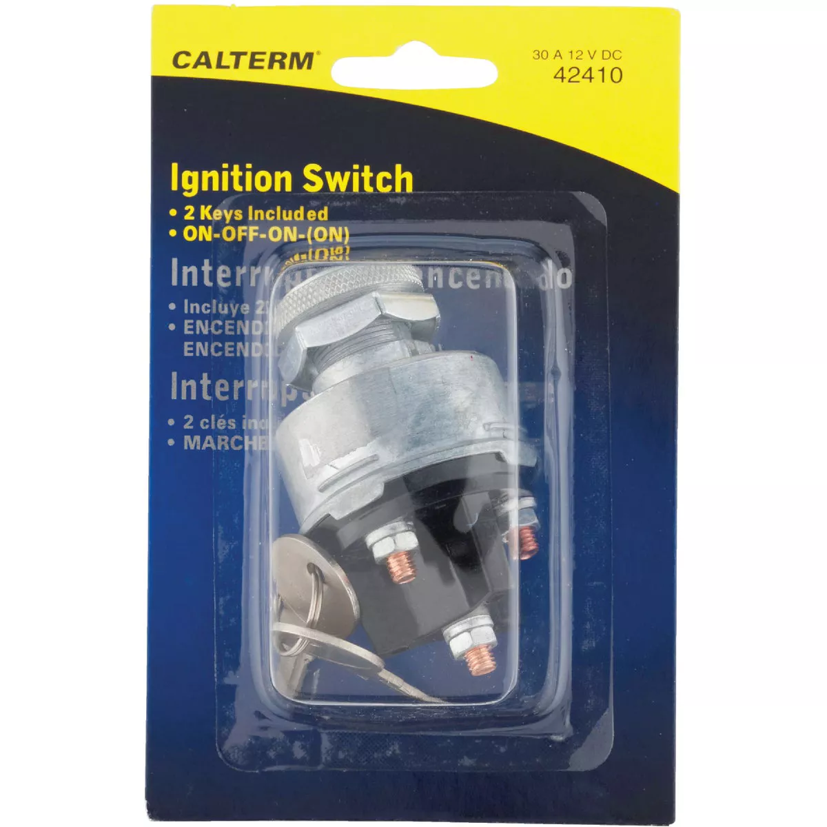 Calterm 4-Position Starter Ignition Switch (2 Keys Included) - photo 2