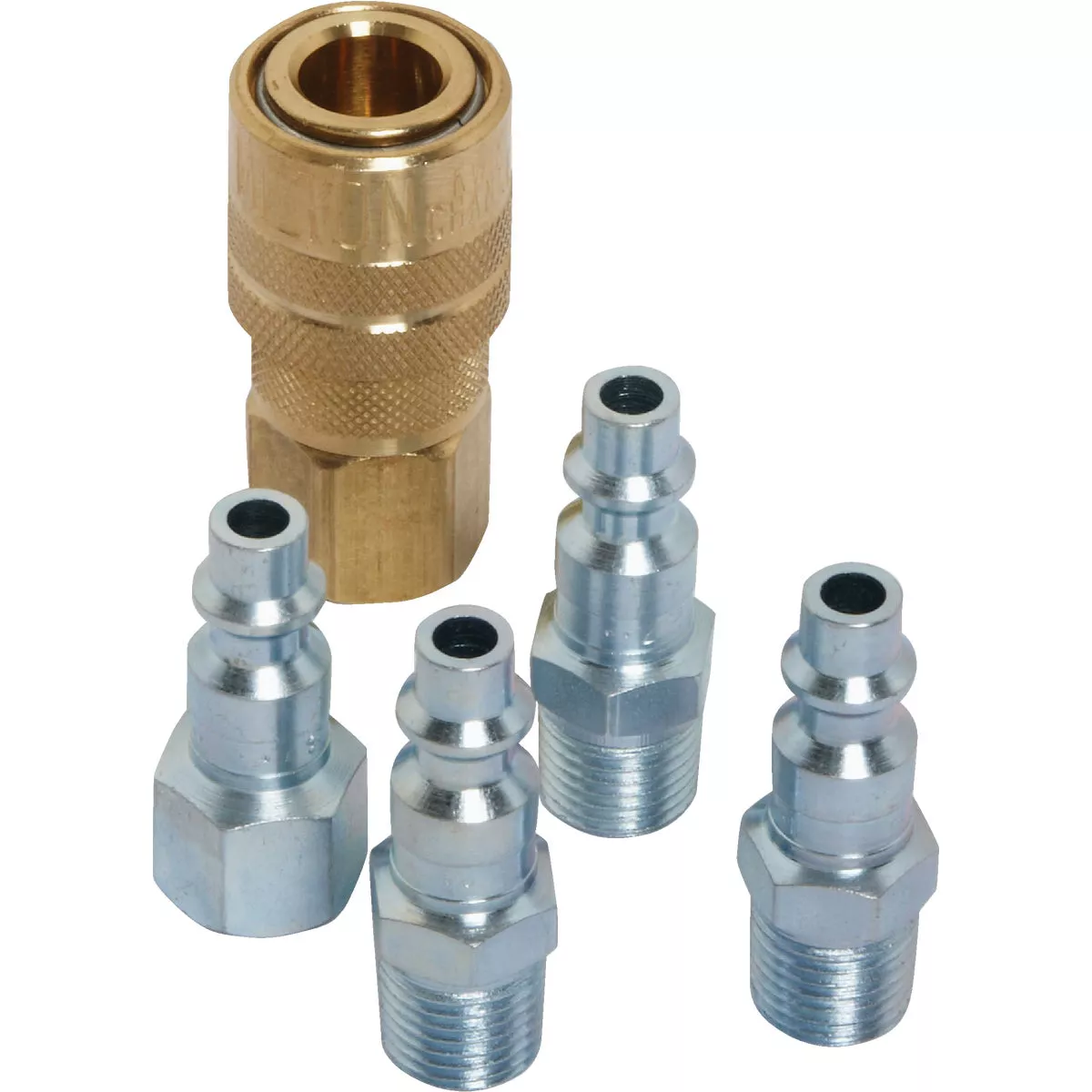 Milton 1/4 In. M-Style Coupler and Plug Kit, (5-Piece) - photo 3