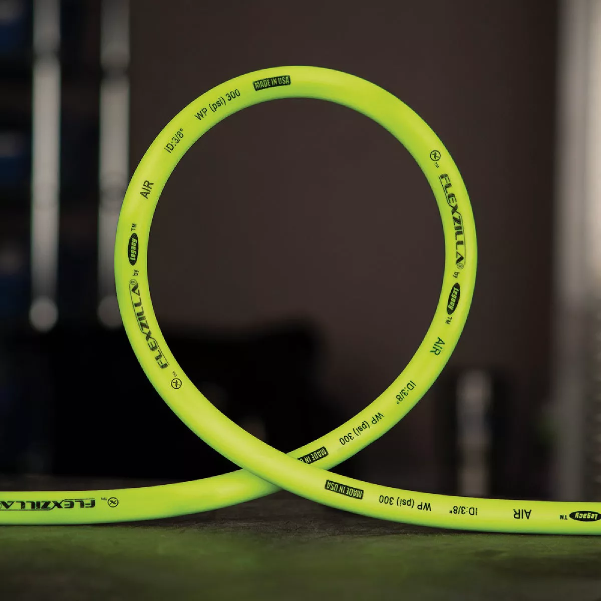 Flexzilla 3/8 In. x 50 Ft. Polymer-Blend Air Hose with 1/4 In. MNPT Fittings - photo 5