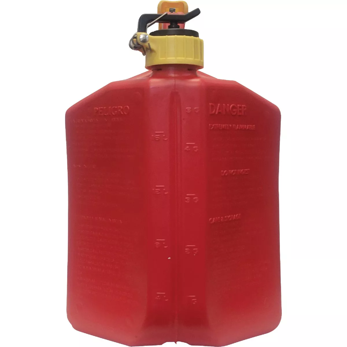 SureCan 5 Gal. Plastic Gasoline Safety Fuel Can, Red - photo 4