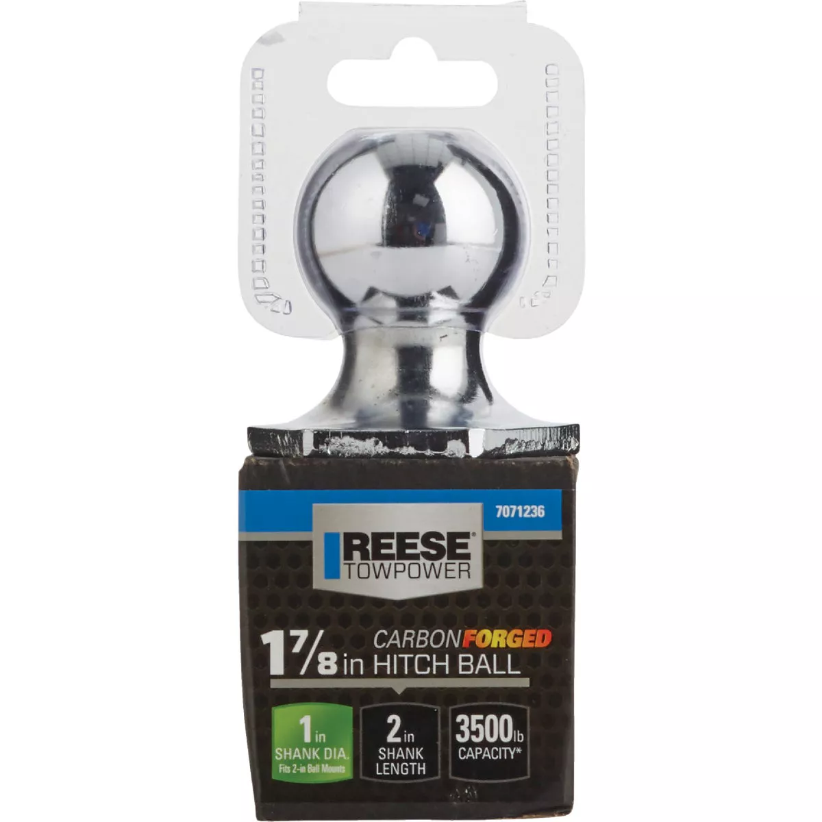 Reese Towpower Class II Carbon Forged Interlock Hitch Ball, 1-7/8 In. - photo 2