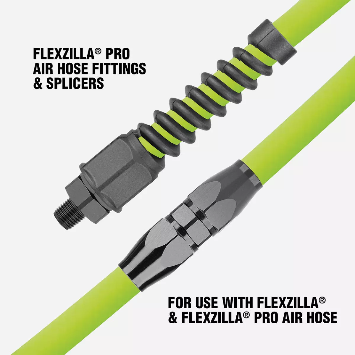 Flexzilla Pro 3/8 In. Barb 1/4 In. MNPT Reusable Air Hose End with Swivel - photo 5