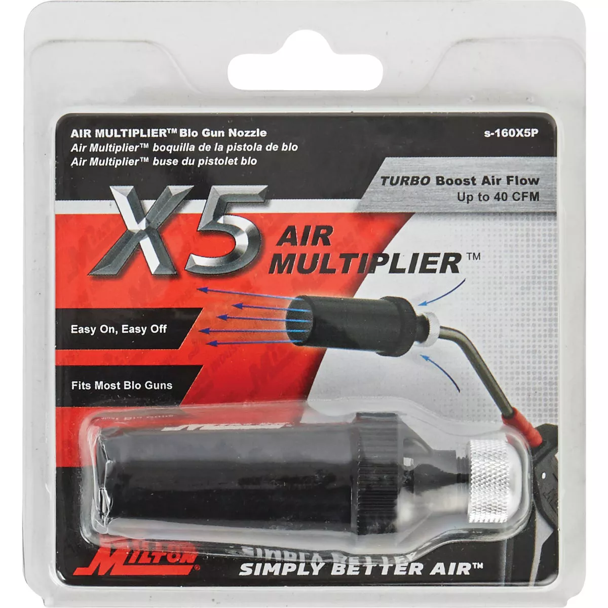 Milton Air Multiplier 250 PSI 1/2 In. NPT Blow Gun Nozzle - photo 2