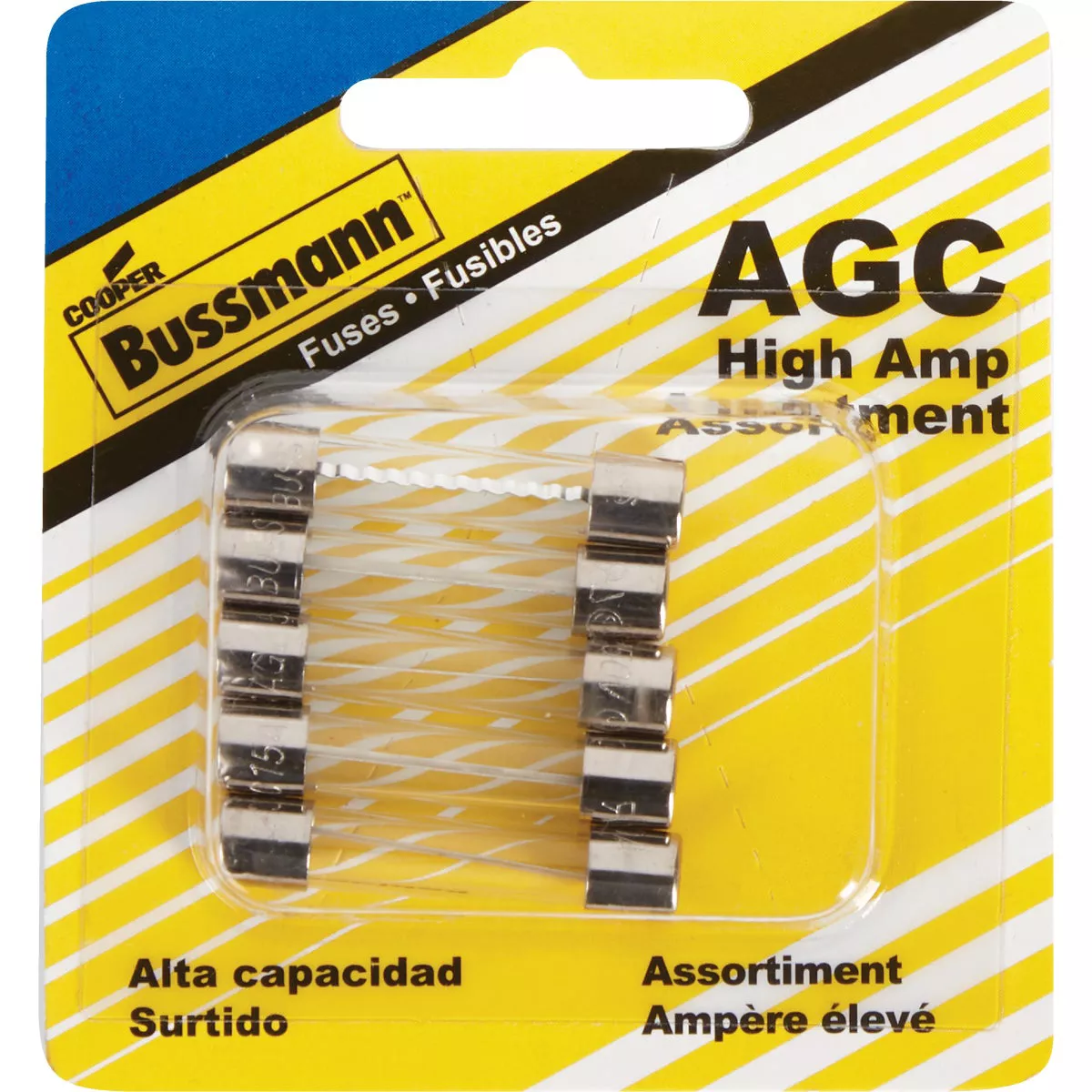Bussmann AGC Glass Tube Fuse Assortment (5-Pack) - photo 2