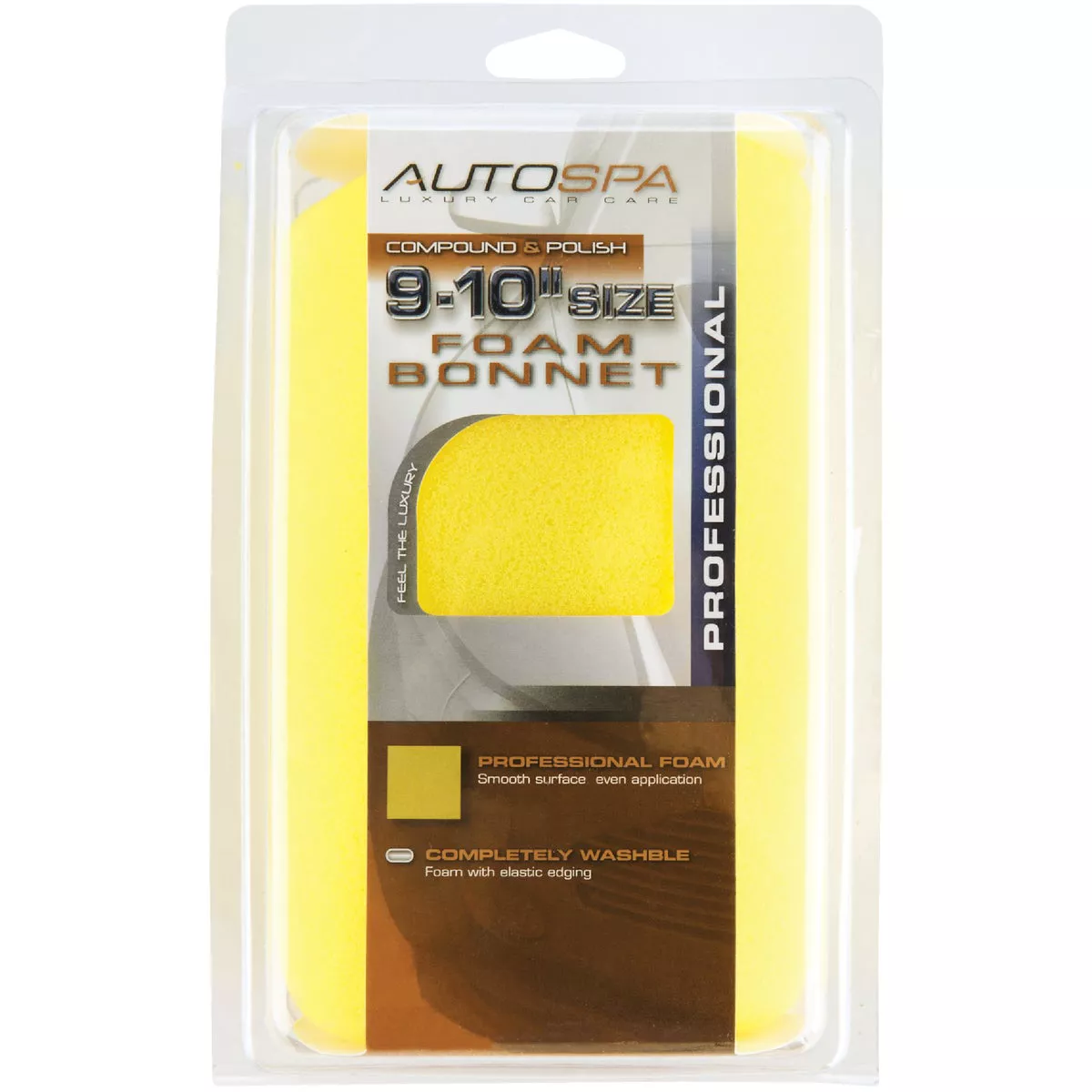 Auto Spa 9" To 10" Washable Foam Polishing Bonnet - photo 2