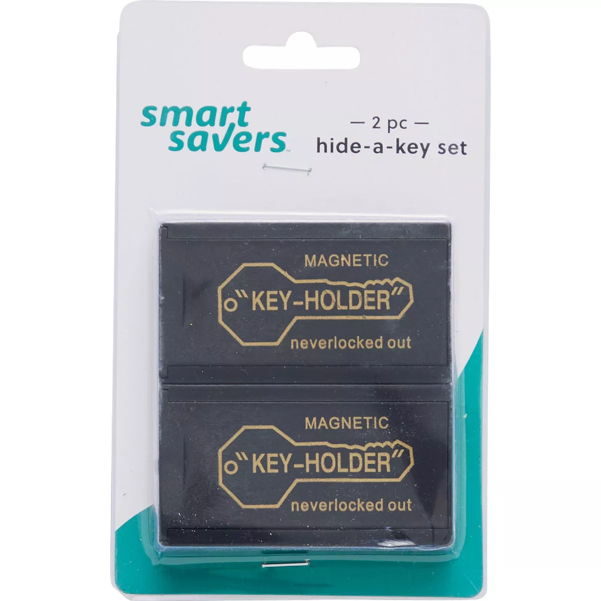 Smart Savers Hide-A-Key Black Key Hider (2-Pack)