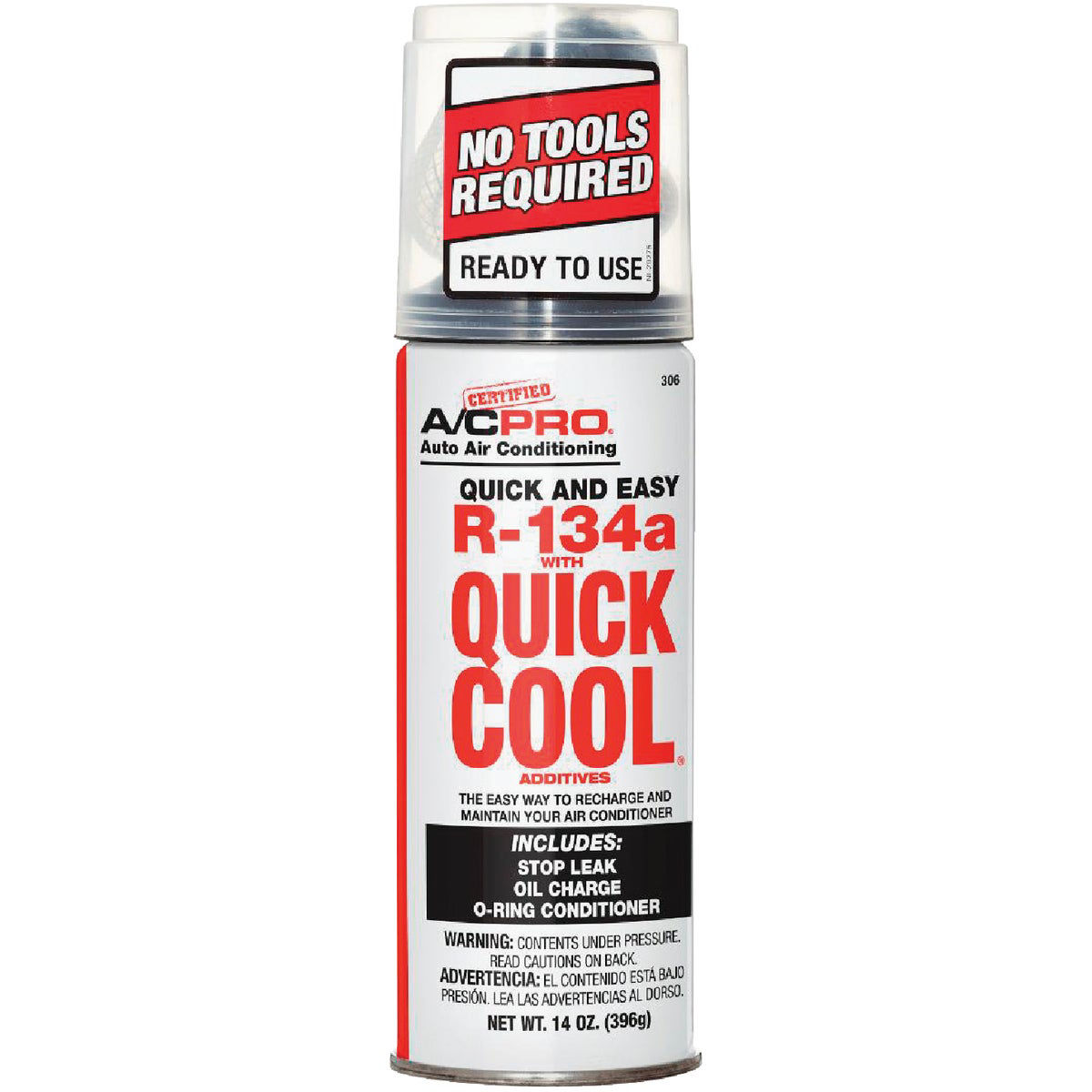 aquaauto Quest Quick Cool 13 Oz. R-134a Refrigerant | Do it Best