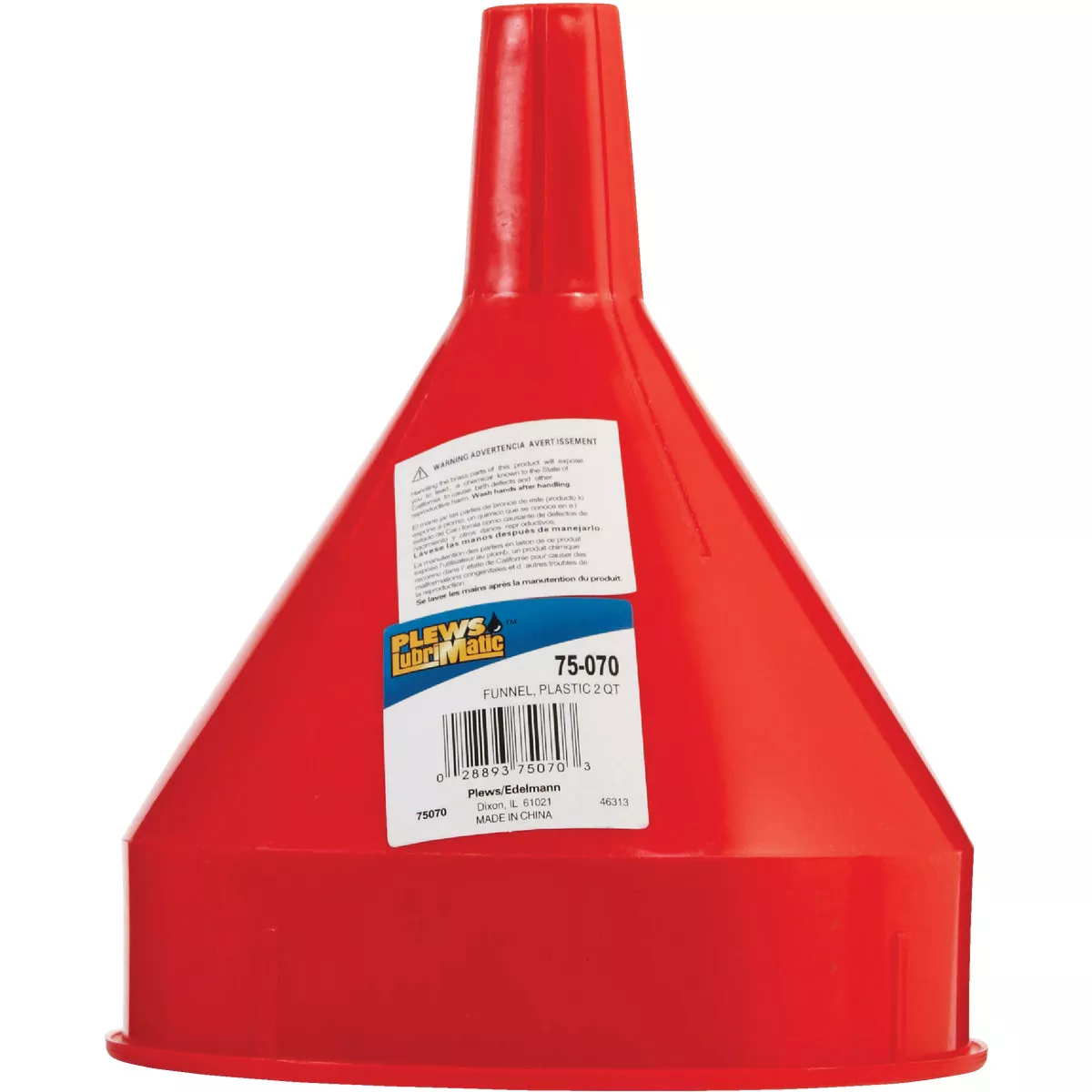 Plews LubriMatic 2 Qt. Plastic All-Purpose Funnel - photo 2