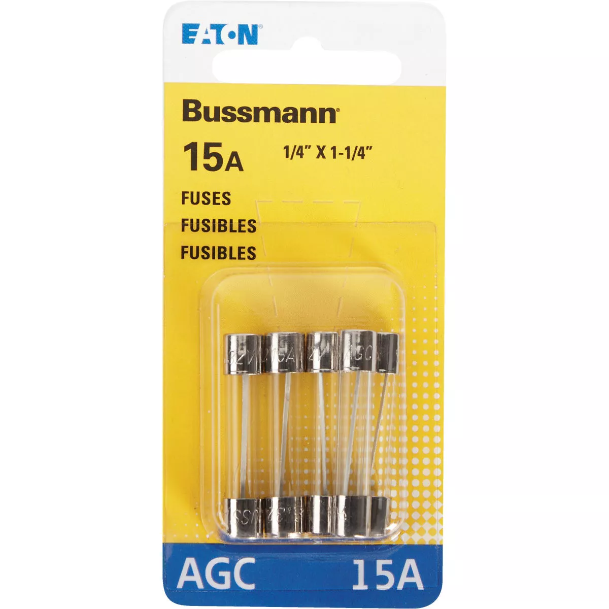 Bussmann 15A 32V AGC Glass Tube Automotive Fuse (5-Pack) - photo 2