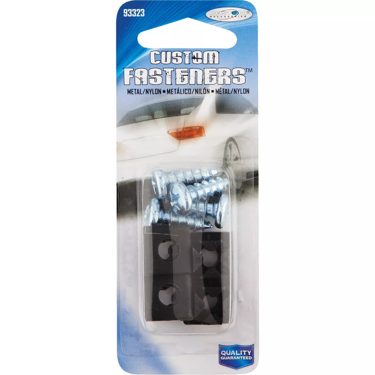 Custom Accessories Black Metal License Plate Fastener - photo 2