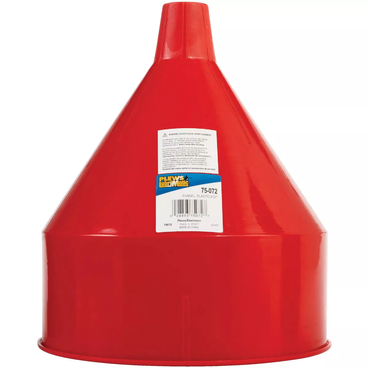 Plews LubriMatic 6 Qt. Plastic All-Purpose Funnel - photo 2
