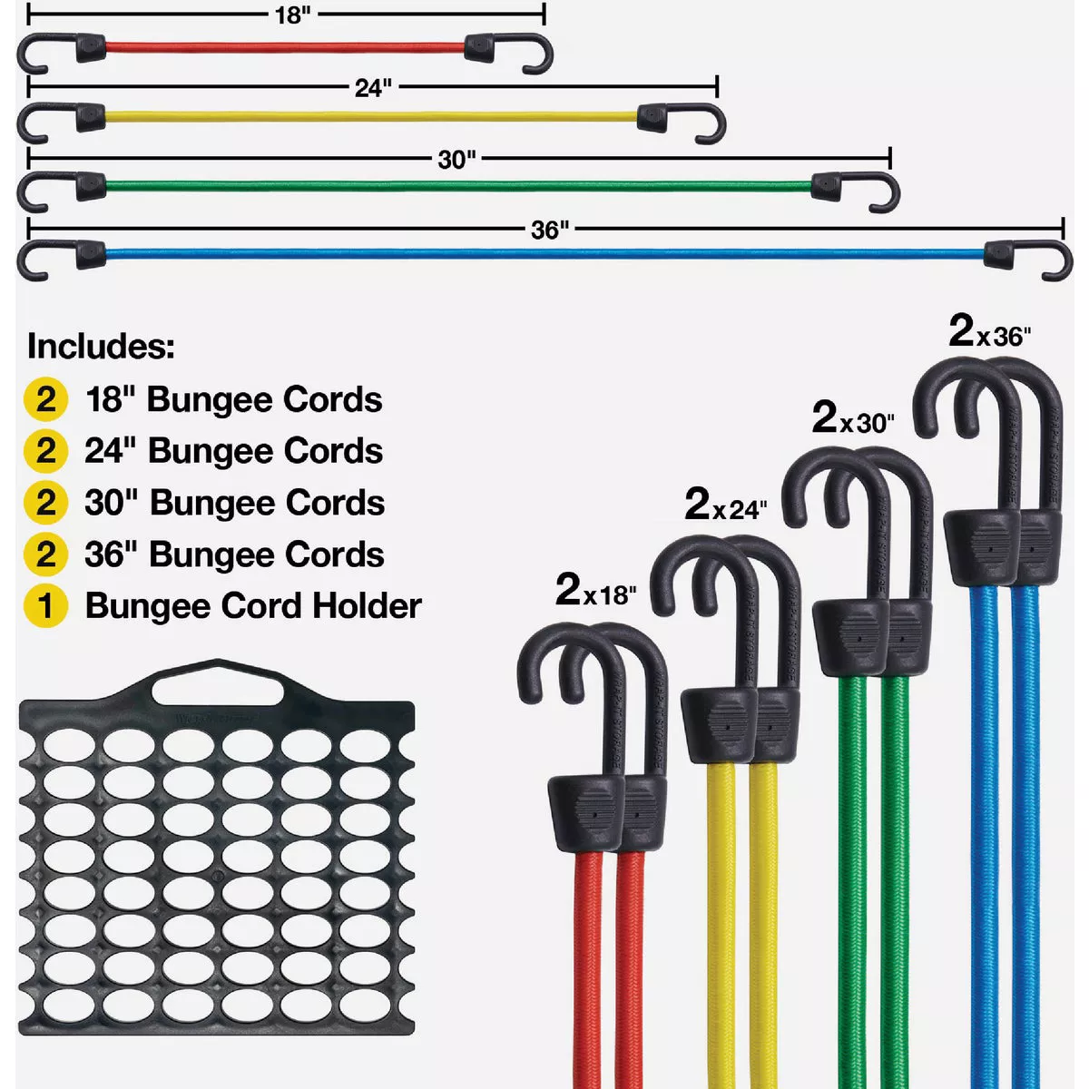 Wrap-It Storage Bungee Buddy Organizer - photo 3