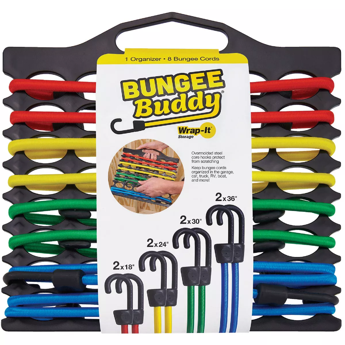 Wrap-It Storage Bungee Buddy Organizer - photo 7