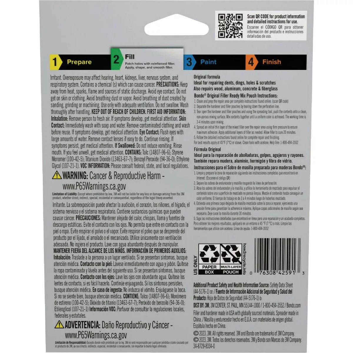 Bondo 2 Oz. Ready Mix Original Filler - photo 2