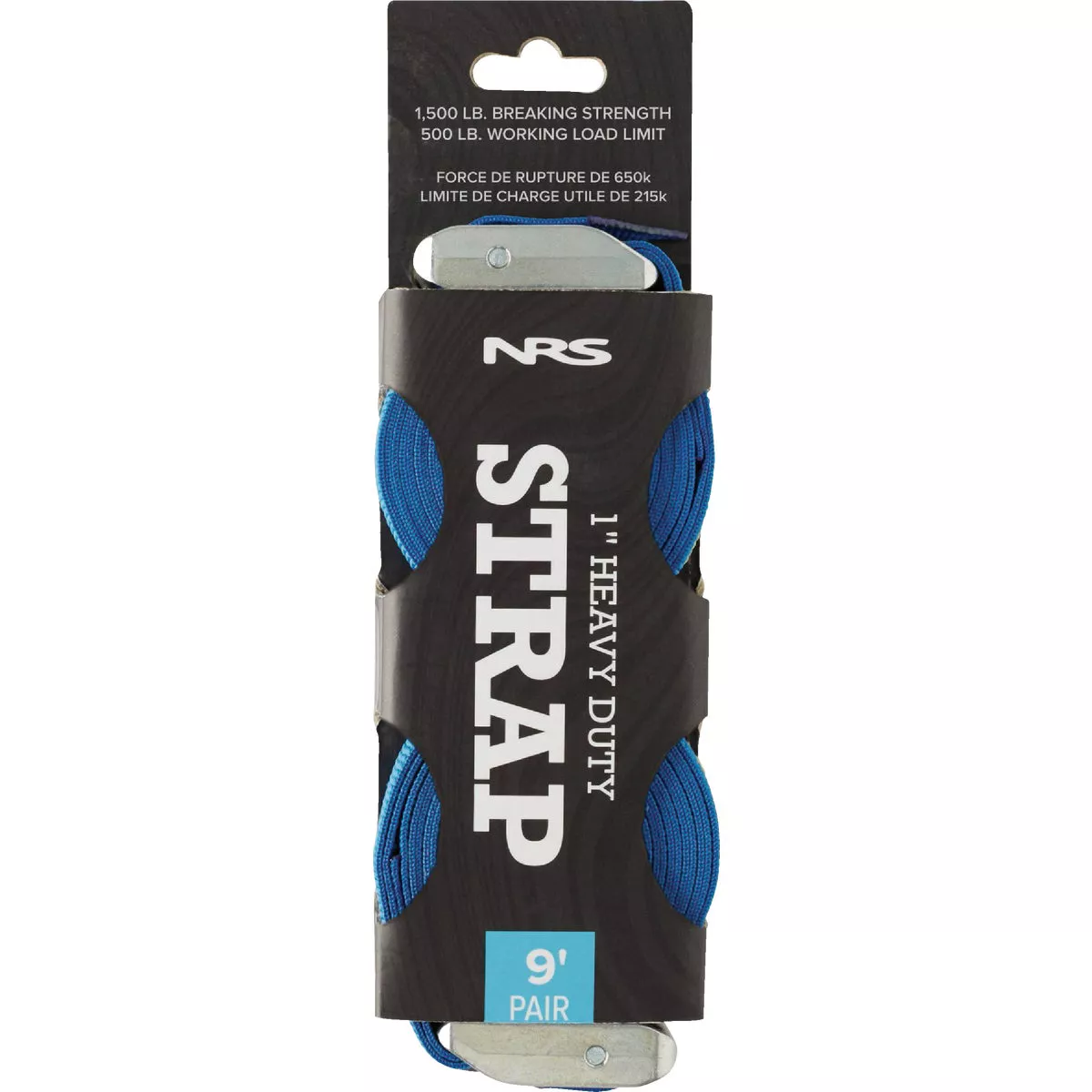 NRS 1 In. x 9 Ft. Iconic Blue Heavy Duty Tie-Down Strap (2-Pack) - photo 2