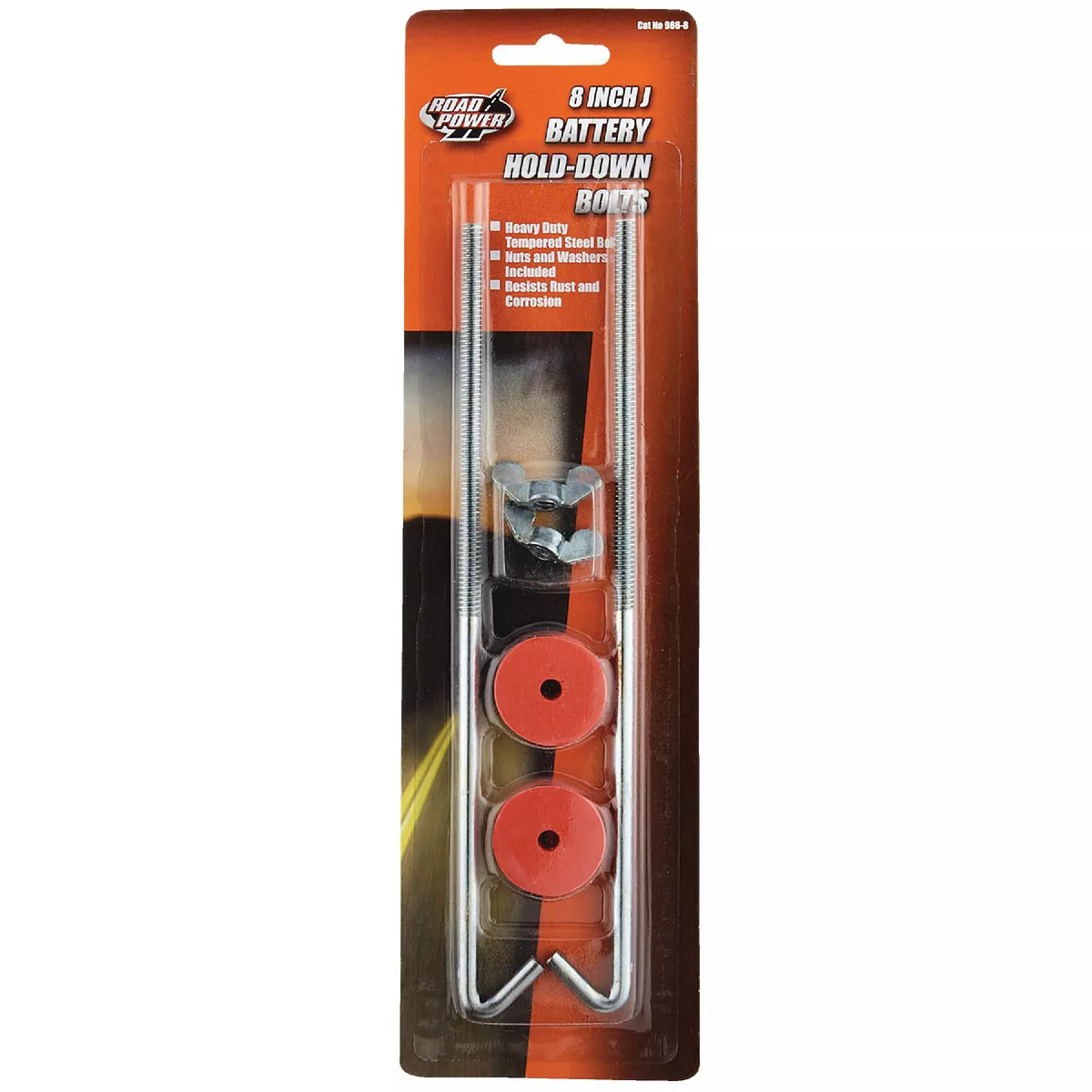Road Power J Style Bolt 8 In. Battery Hold Down (2-Count) - photo 2