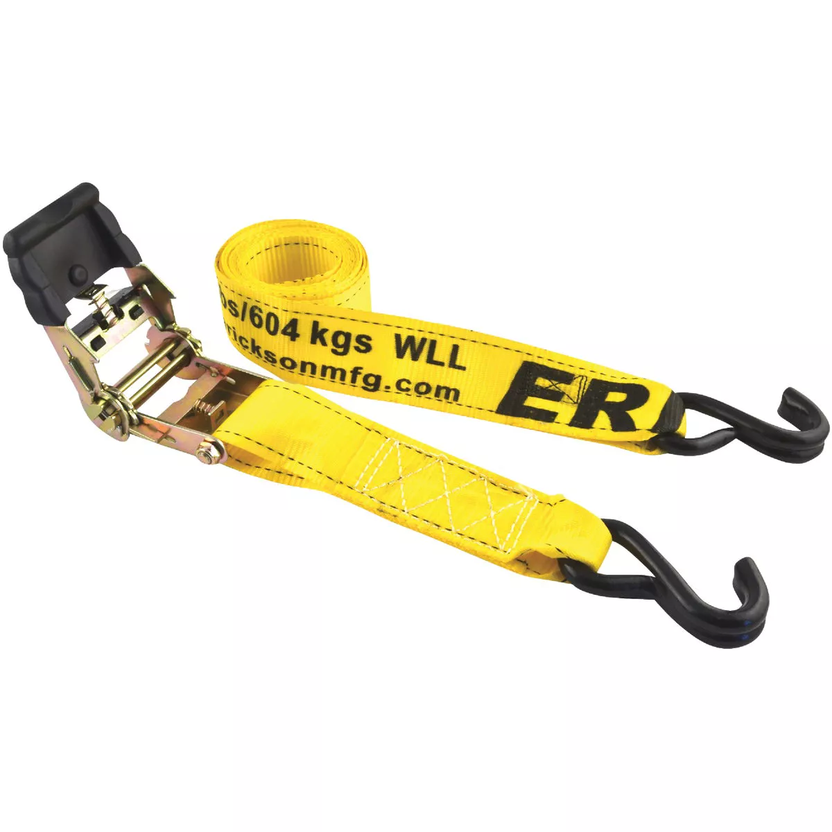 Erickson 2 In. x 10 Ft. 1330 Lb. Ratchet Tie-Down Strap (2-Pack)
