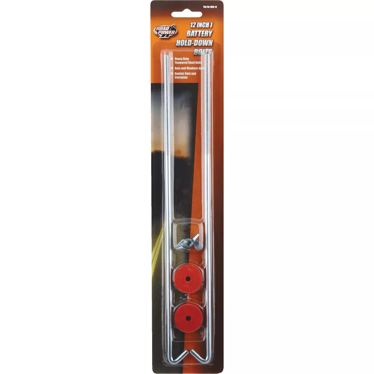 Road Power J Style Bolt 12 In. Battery Hold Down (2-Count) - photo 2