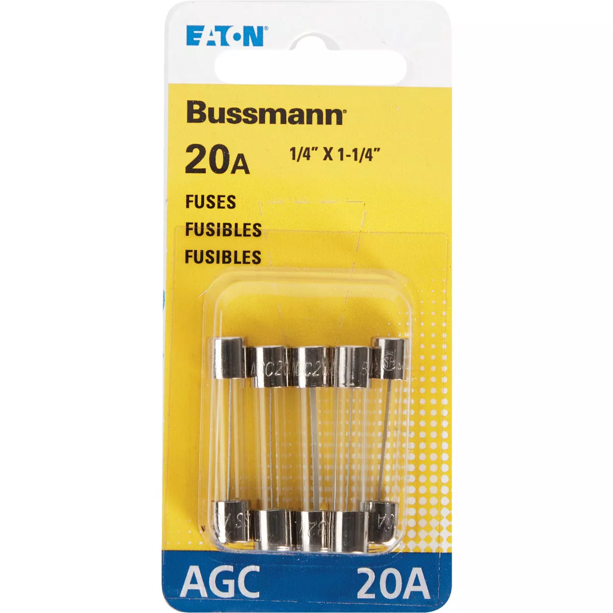 Bussmann 20A 32V AGC Glass Tube Automotive Fuse (5-Pack) - photo 2