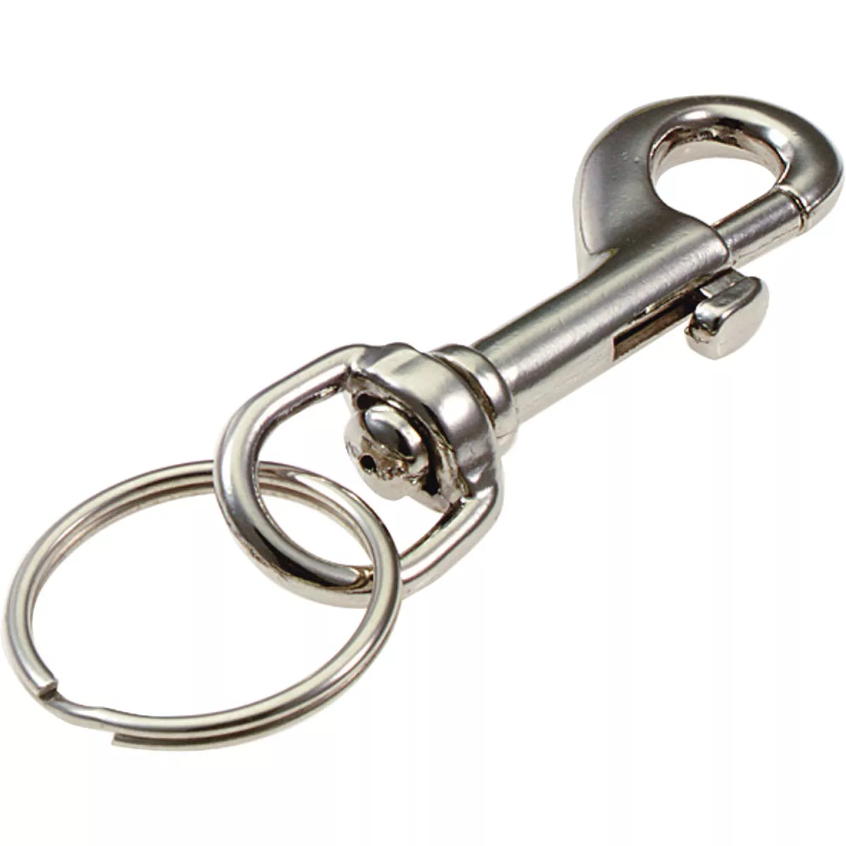 Lucky Line Nickel-Plated Steel 1-1/8 In. x 3-1/8 In. L. Key Chain | Do ...