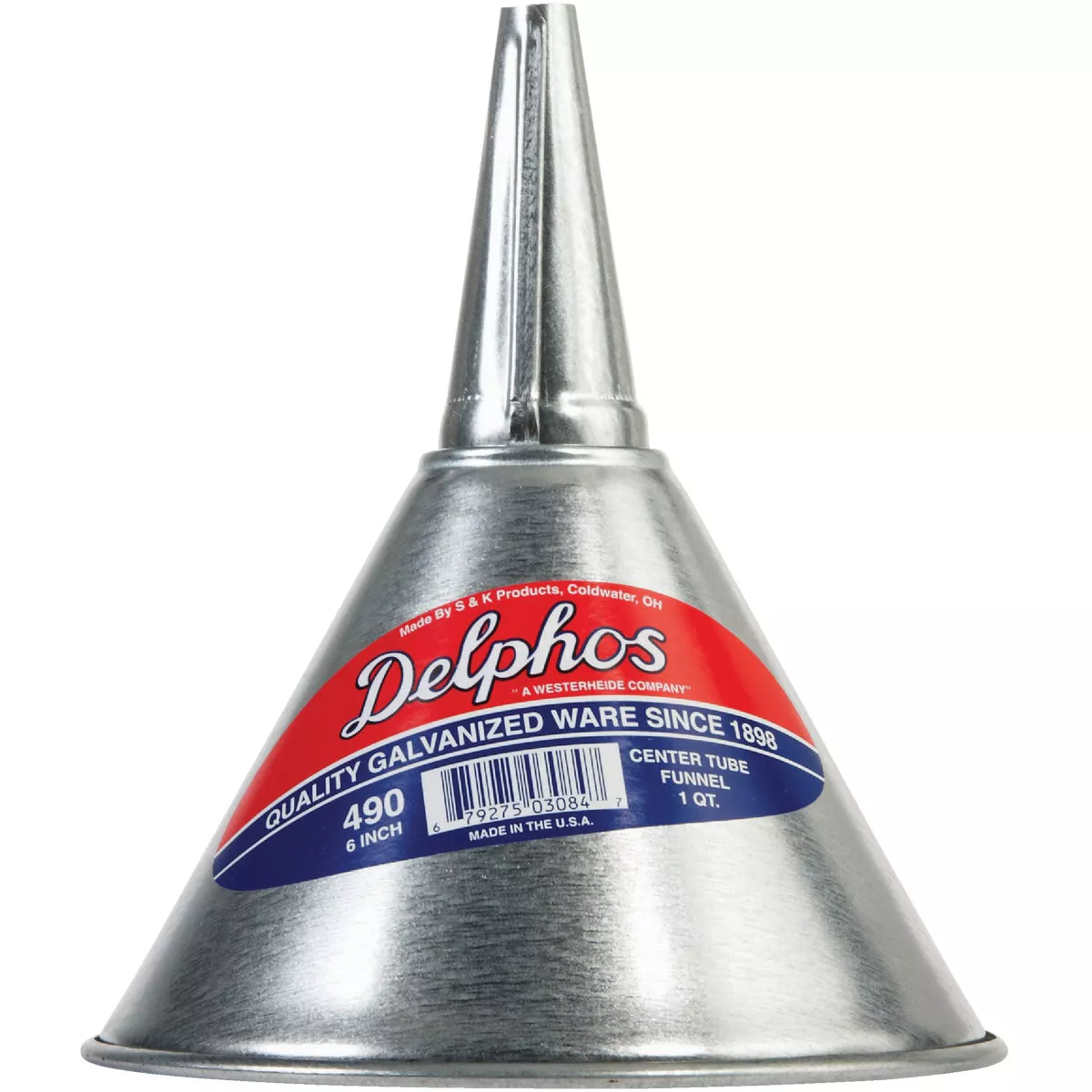 Delphos 1 Qt. Galvanized Steel Funnel - photo 2