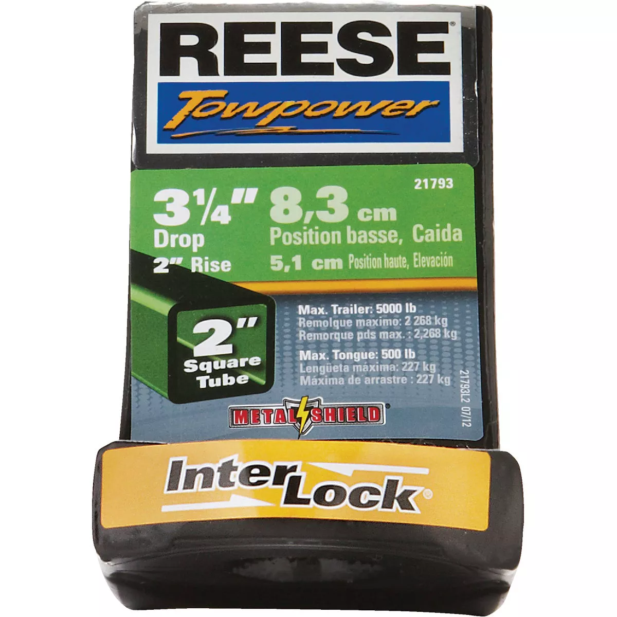 Reese Towpower 1 In. x 3-1/4 In. Drop InterLock Hitch Draw Bar - photo 2