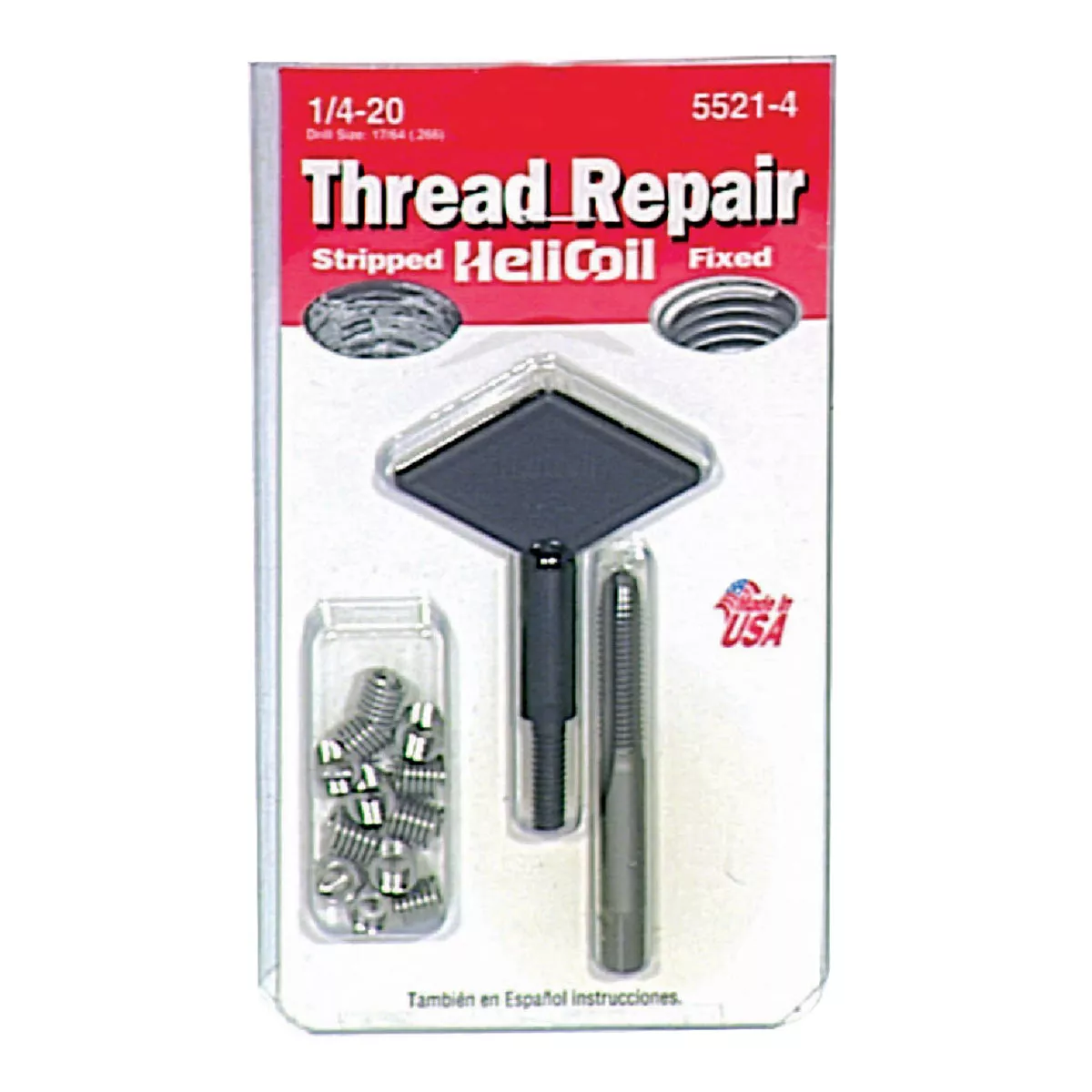 HeliCoil 1/4-20 Stainless Steel Thread Repair Kit