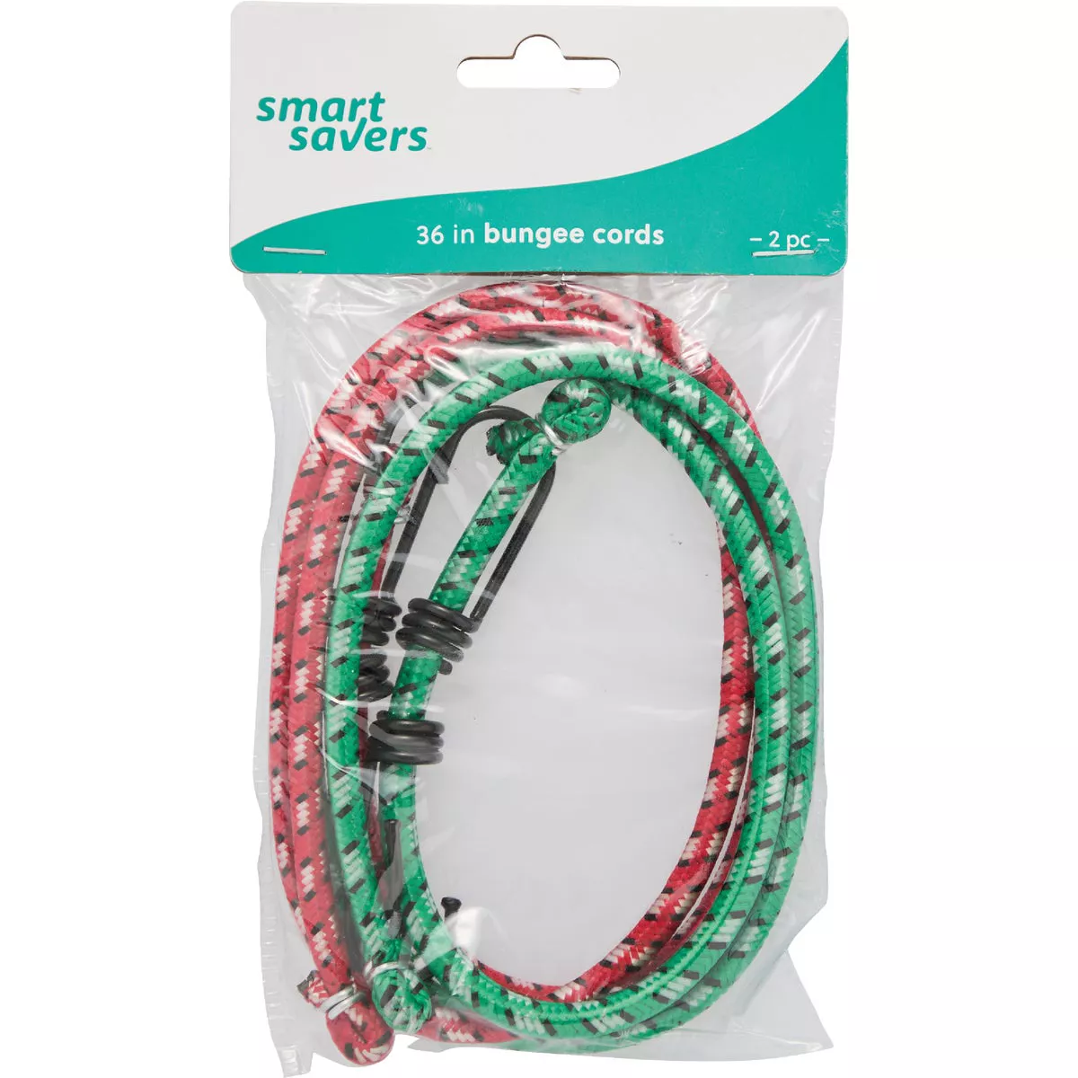 Smart Savers 6mm x 36 In. Metal with Safety End Bungee Cord (2-Pack)
