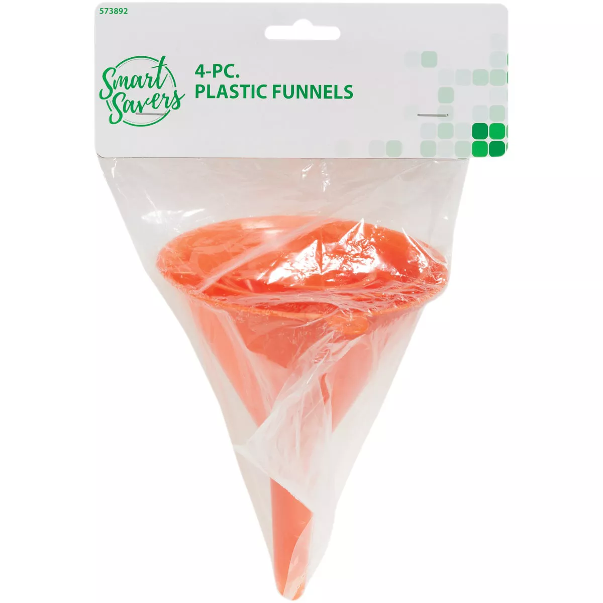 Smart Savers Plastic All-Purpose Funnel Set (4 Piece)