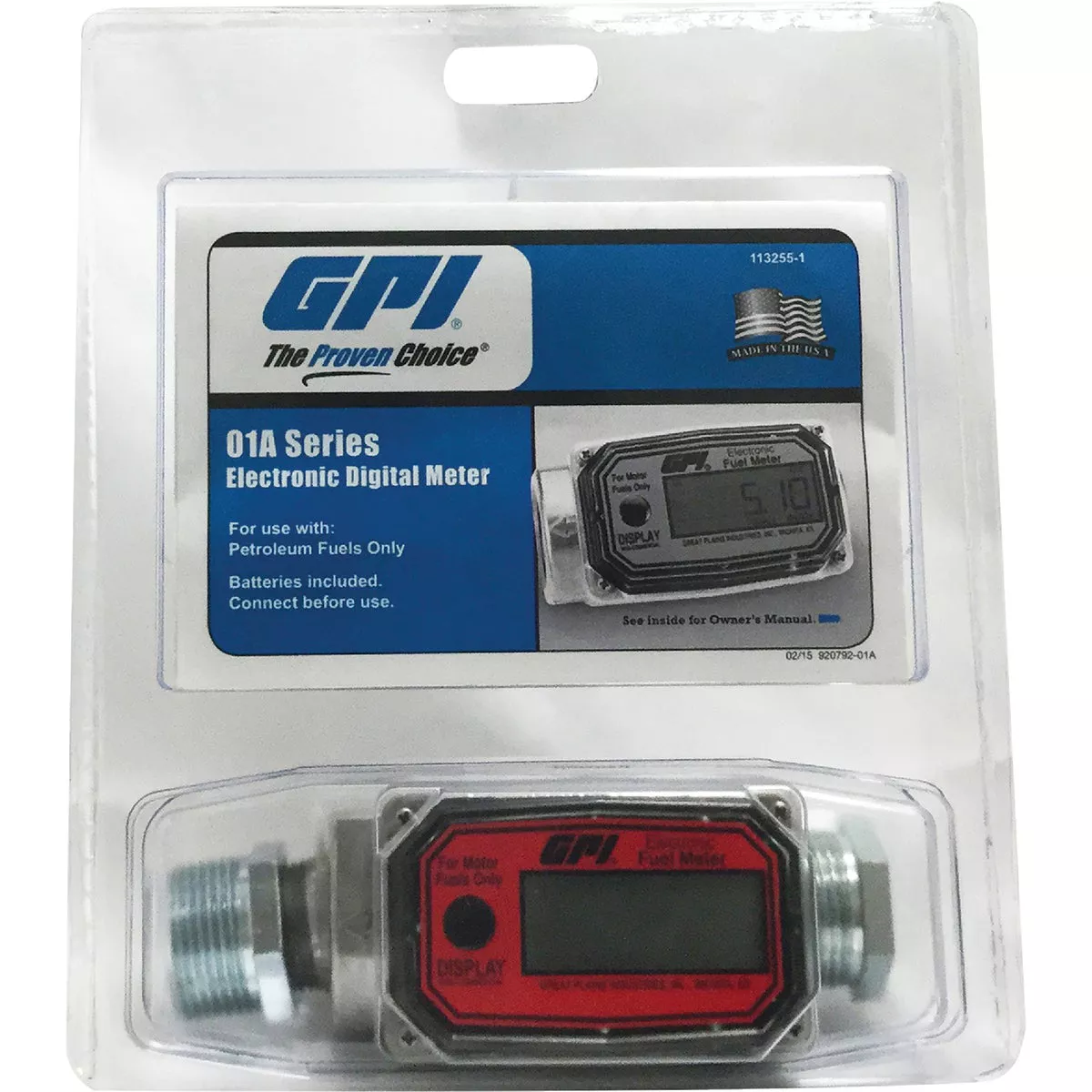 GPI 3-30 GPM Flow Meter Kit - photo 2