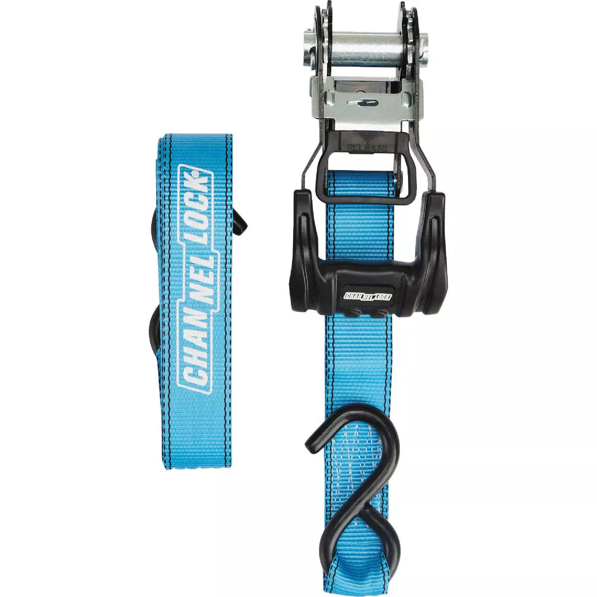Channellock 1.5 In. x 16 Ft. Ratchet Tie Down With Hooks (2-Piece) - photo 3
