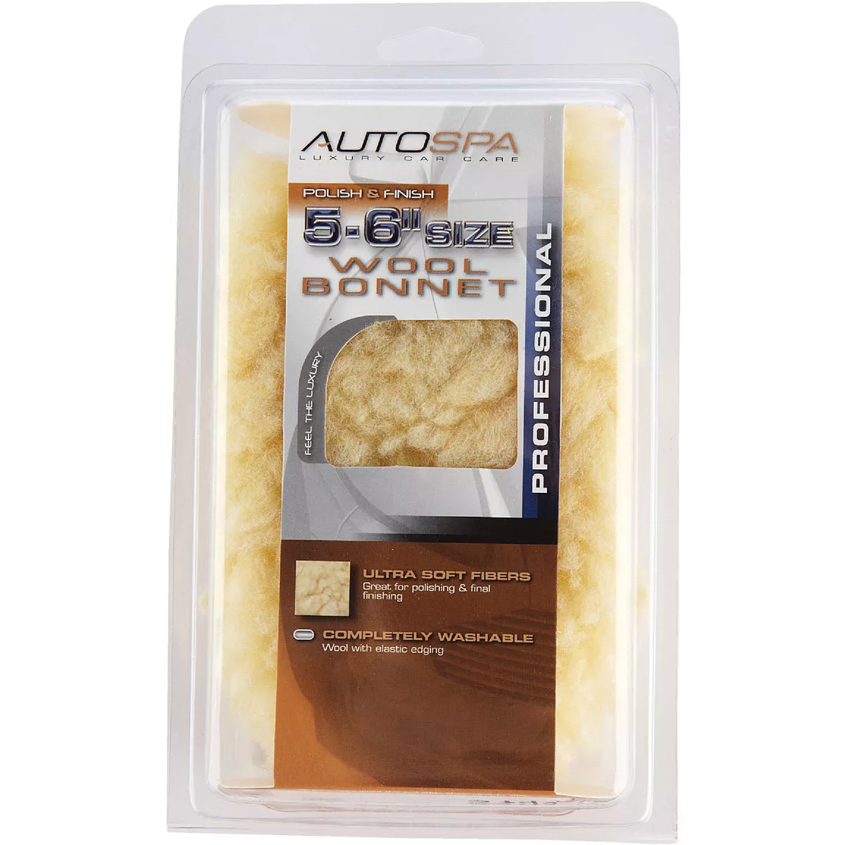 Auto Spa 5" To 6" Washable Wool Polishing Bonnet - photo 2