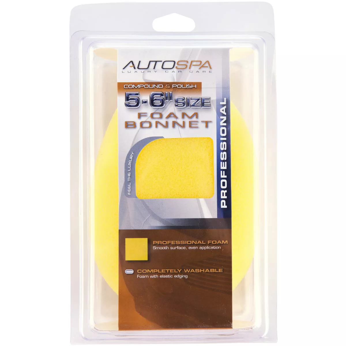 Auto Spa 5" To 6" Washable Foam Polishing Bonnet - photo 2