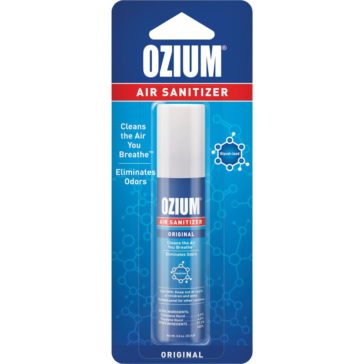 Ozium 0.8 Oz. Car Air Freshener/Sanitizer Spray, Original Scent Do it