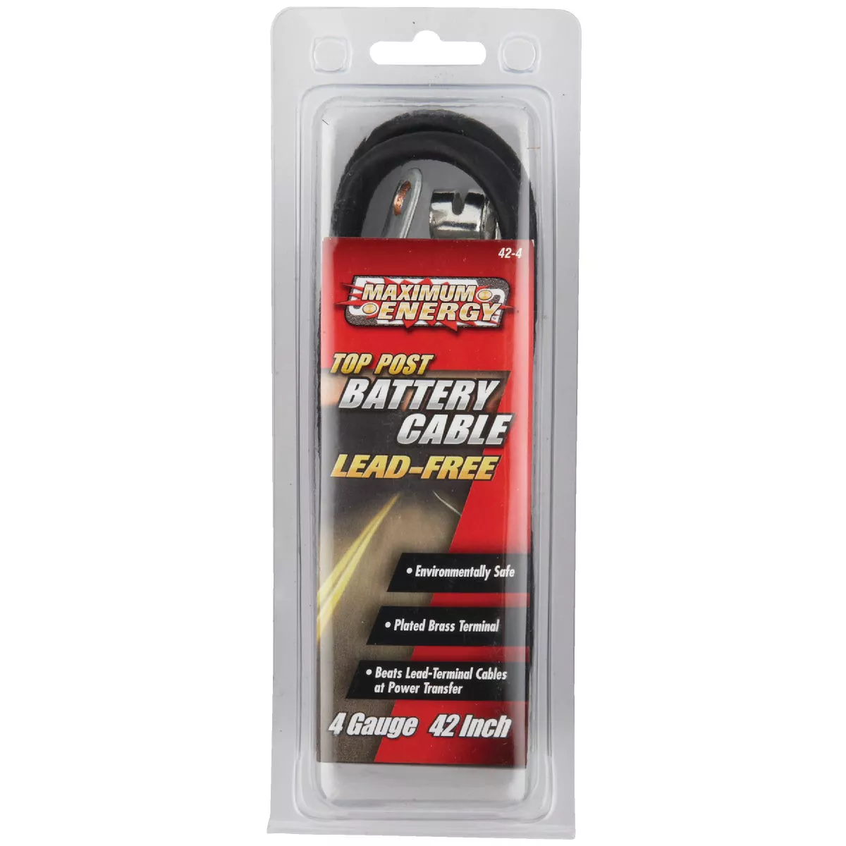 Road Power 42 In. 4 Gauge Top Post Battery Cable - photo 2