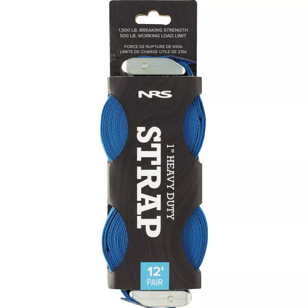 NRS 1 In. x 12 Ft. Iconic Blue Heavy Duty Tie-Down Strap (2-Pack) - photo 2