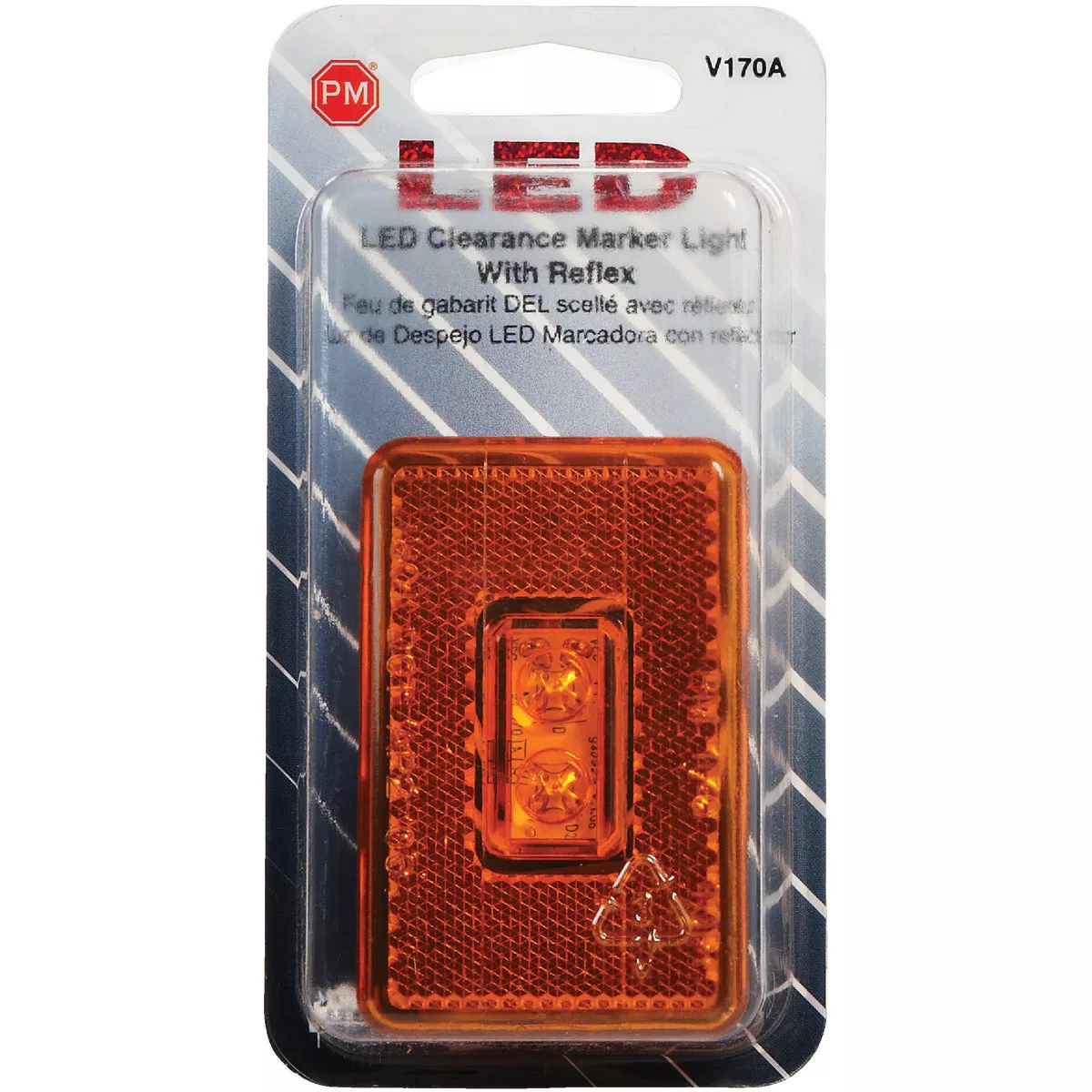 Peterson Rectangle Amber Clearance Light - photo 2