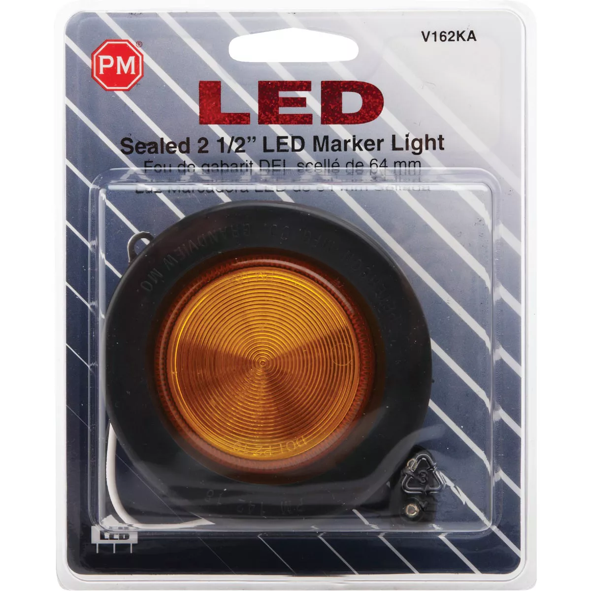 Peterson Round Amber 2-1/2 In. Clearance Light - photo 2