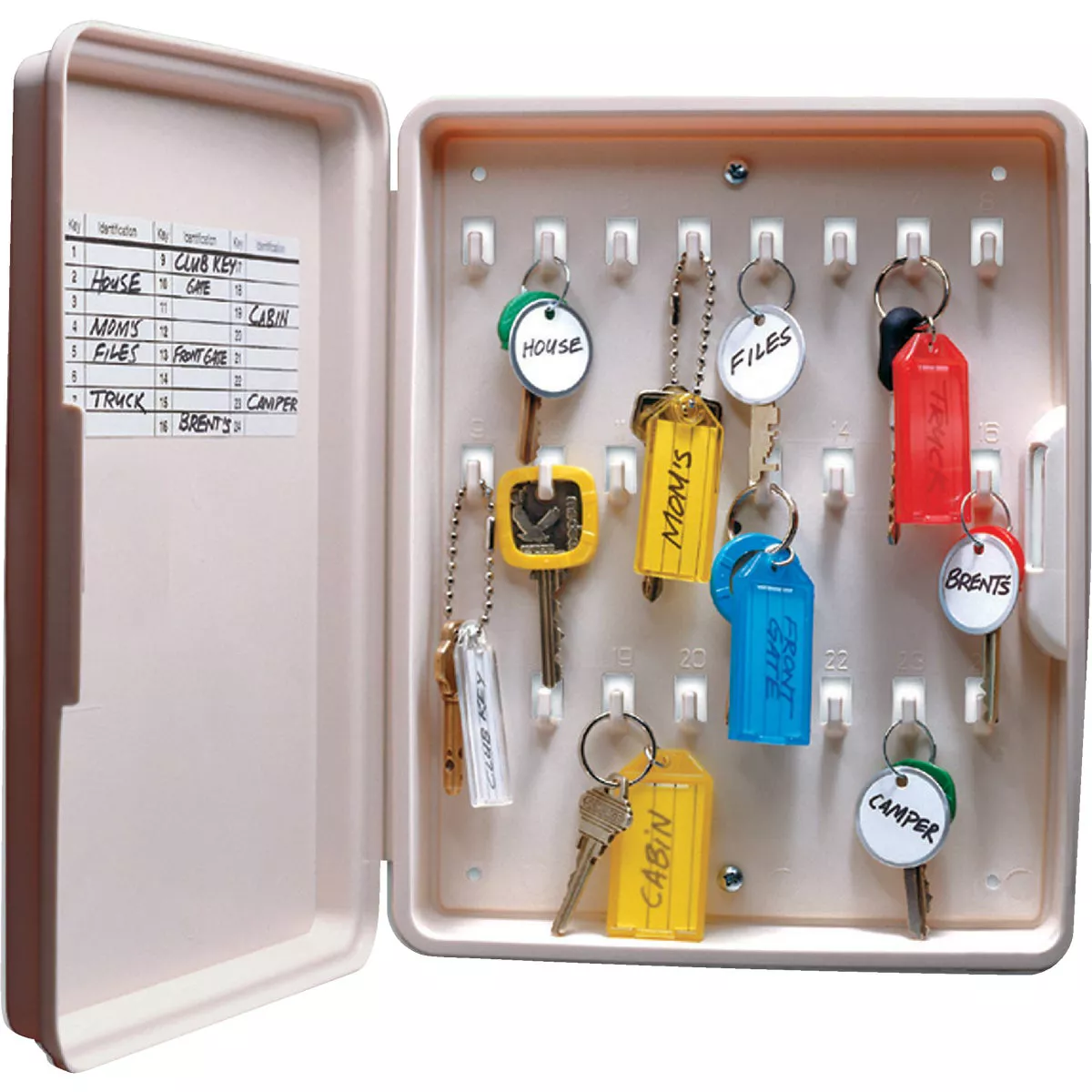 Lucky Line Non-Lockable Polypropylene 8-1/2 In. Key Cabinet | True ...