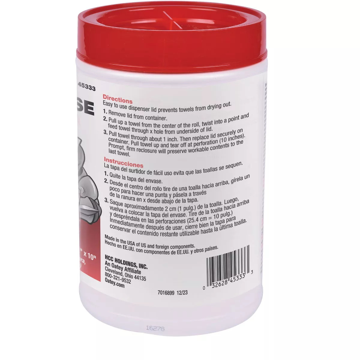 Hercules Multi-Purpose 12 In. x 10 In. Jobsite Wipes (70-Ct.) - photo 2
